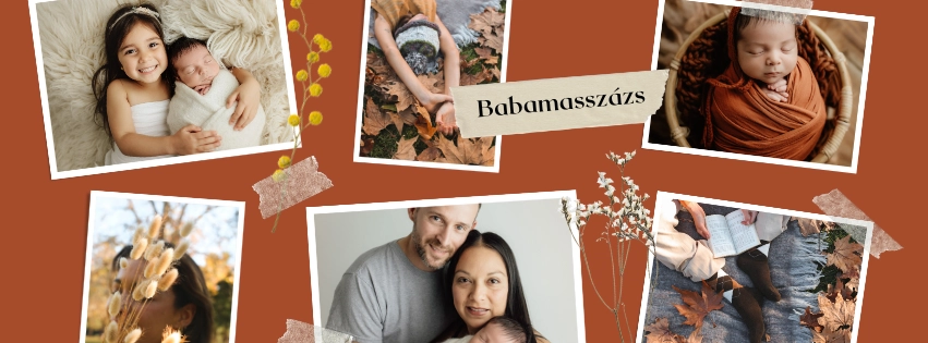 Babamasszázs polaroid-kollázs